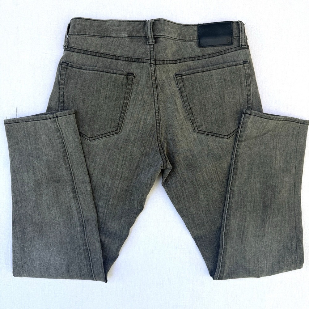 Bonobos Tailored Fit Jeans Mens 30x28 Grey Denim Cotton Stretch Preppy Comfort - Picture 2 of 8